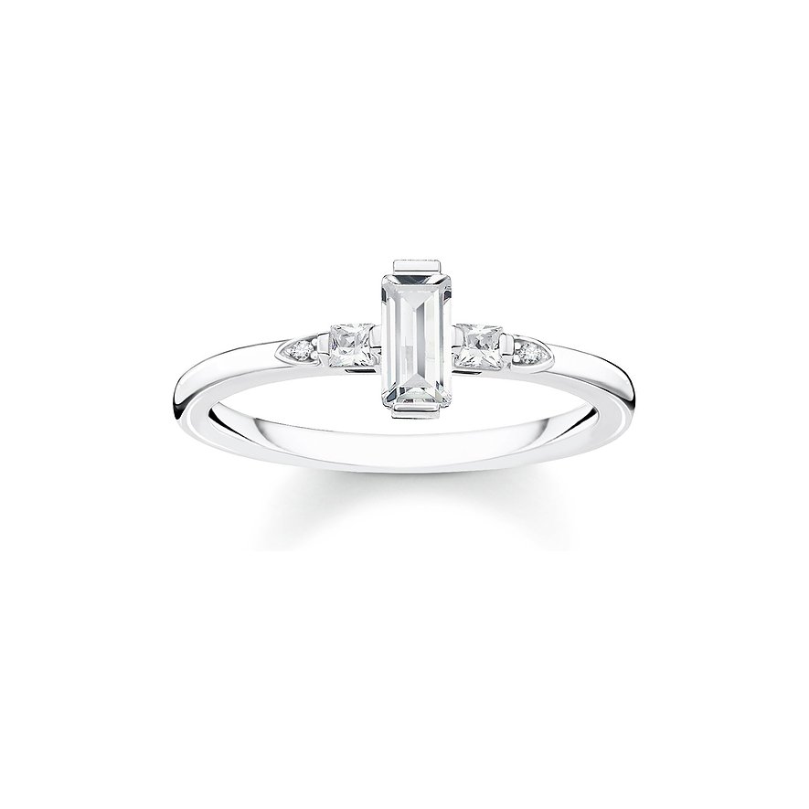 Thomas Sabo Ring aus 925er Silber mit Zirkonia.