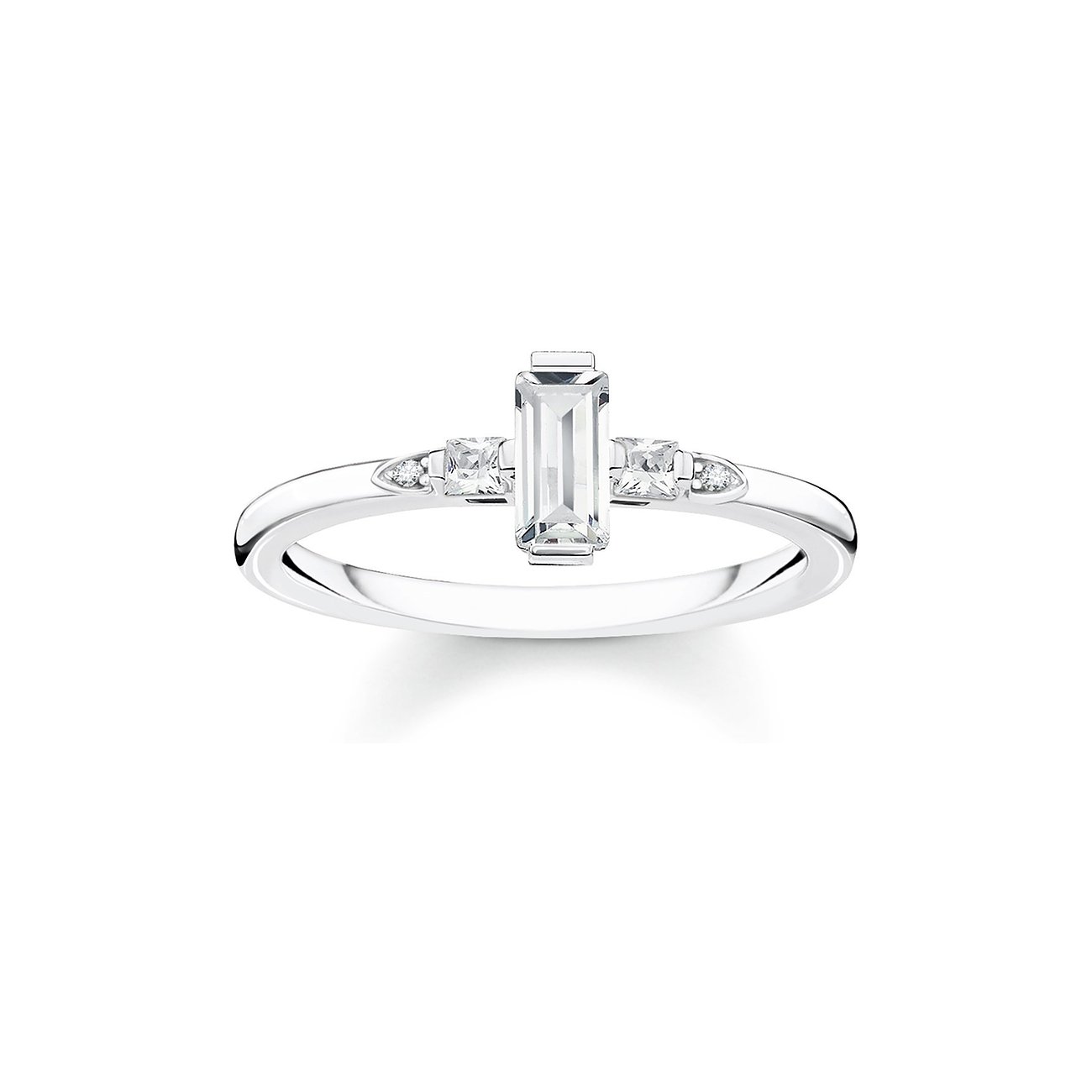 Thomas Sabo Ring aus 925er Silber mit Zirkonia.