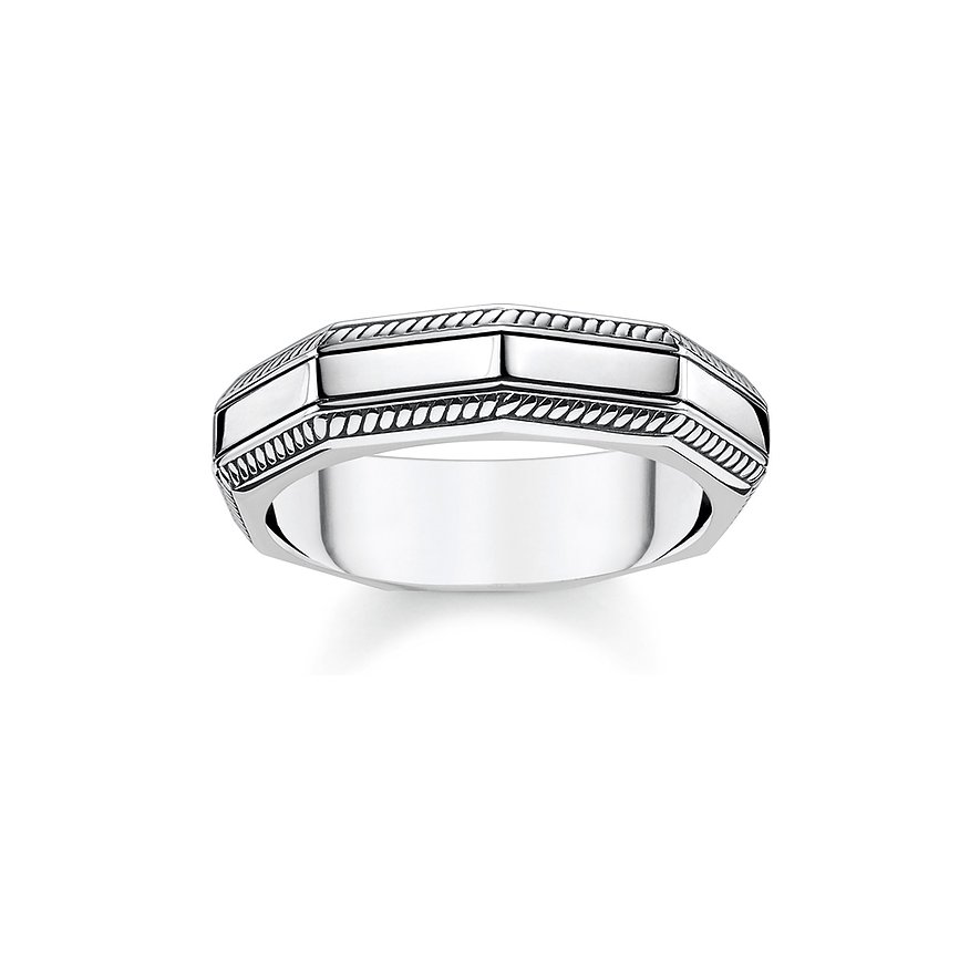 2. Chance - Thomas Sabo Herrenring TR2277-637-21-64, Herren, 925er Silber, silber, Größe: 64