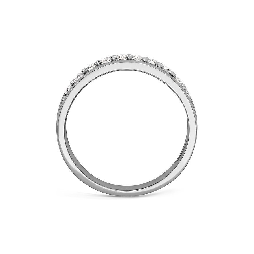CHRIST Ring aus 585 Weißgold mit Diamanten.