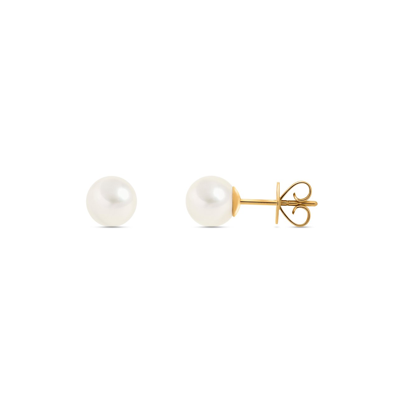 YAMOKO Ohrstecker aus 750 Gelbgold mit Perle.