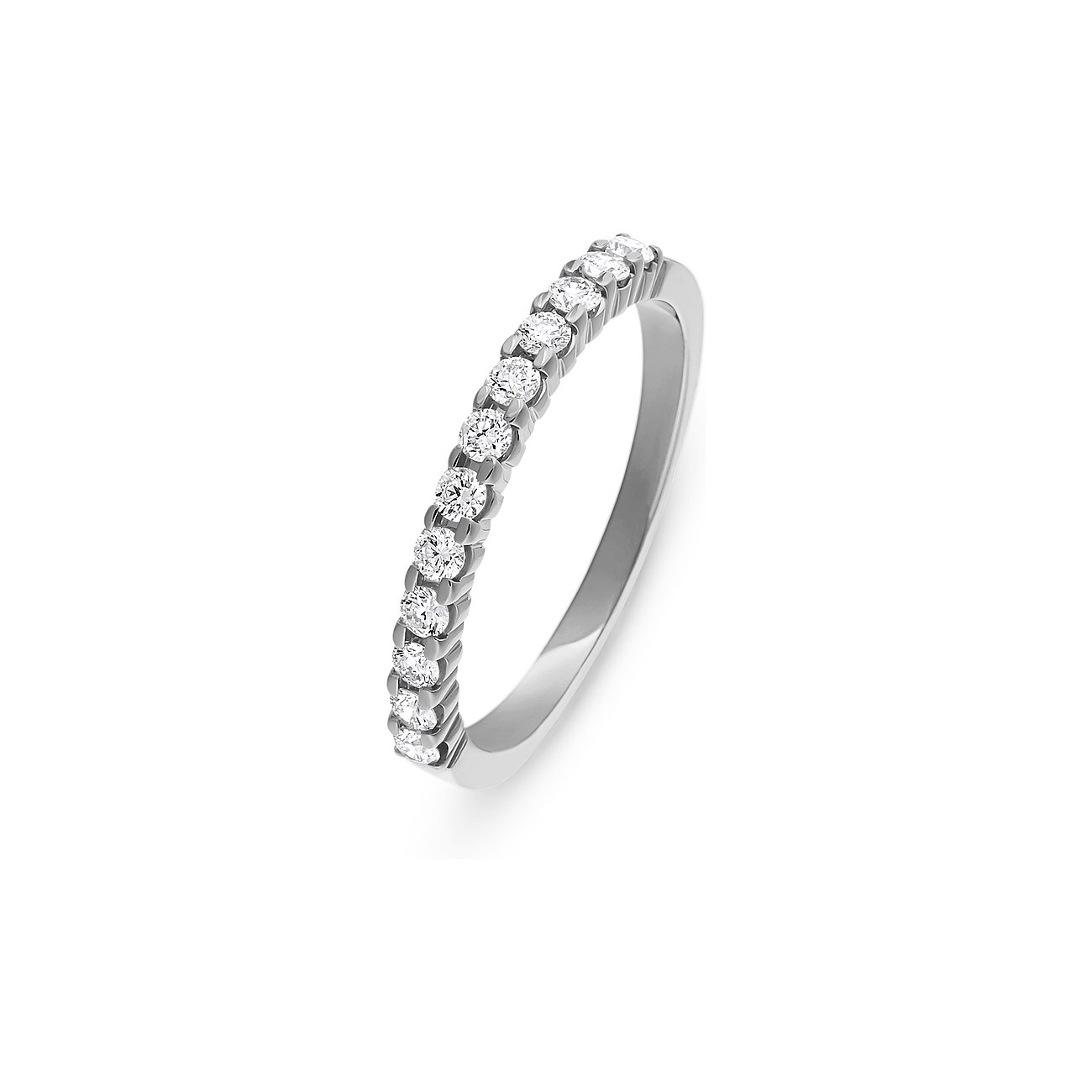 CHRIST Ring aus 585 Weißgold mit Diamanten.