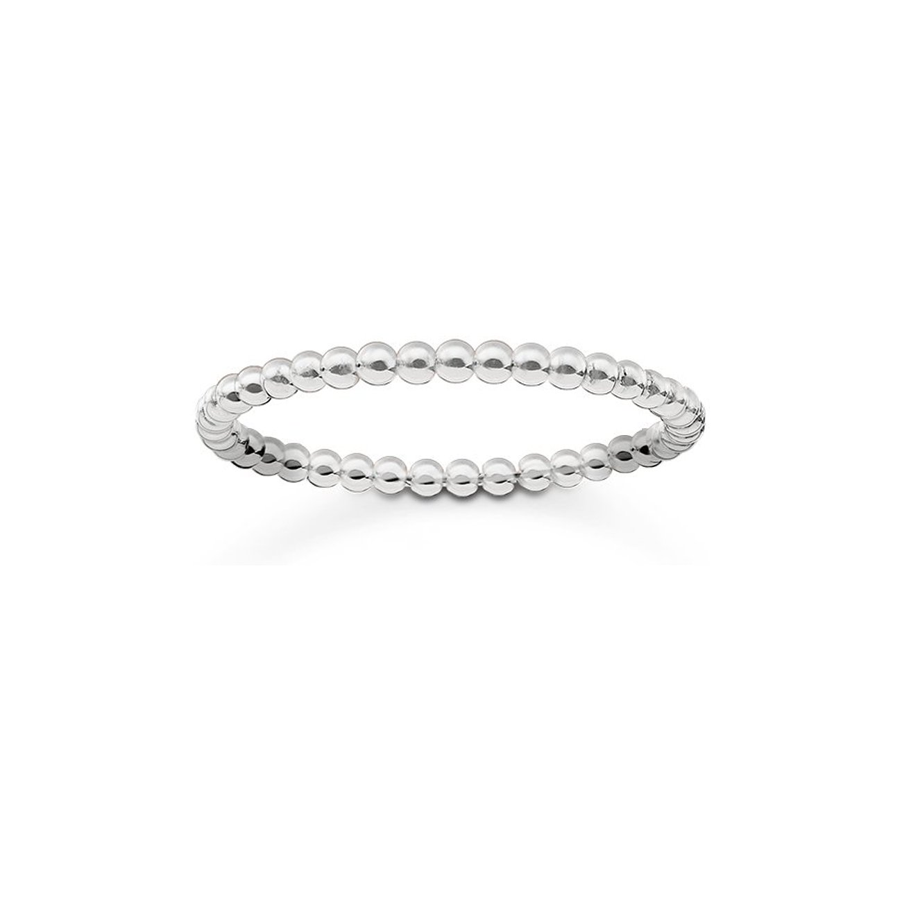 Thomas Sabo Ring aus 925er Silber, poliert, mit Kugeln.