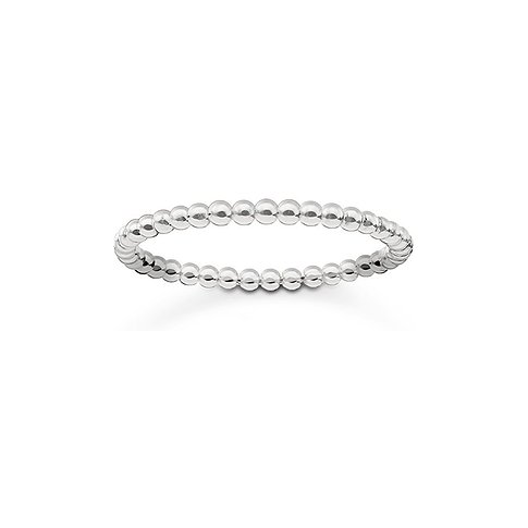 Thomas Sabo Ring aus 925er Silber, poliert, mit Kugeln.