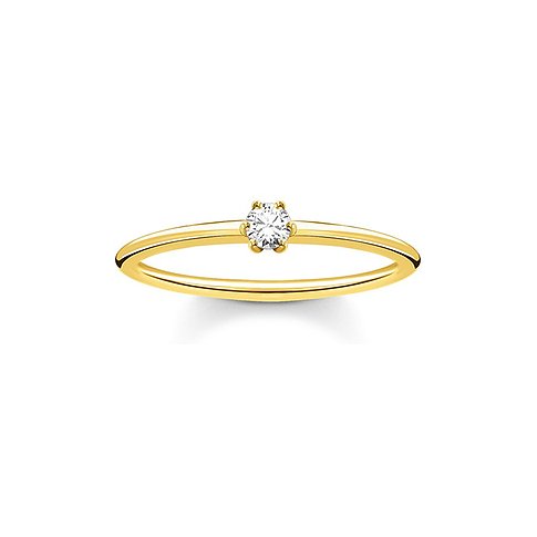 Thomas Sabo Ring aus 925er Silber mit Zirkonia.