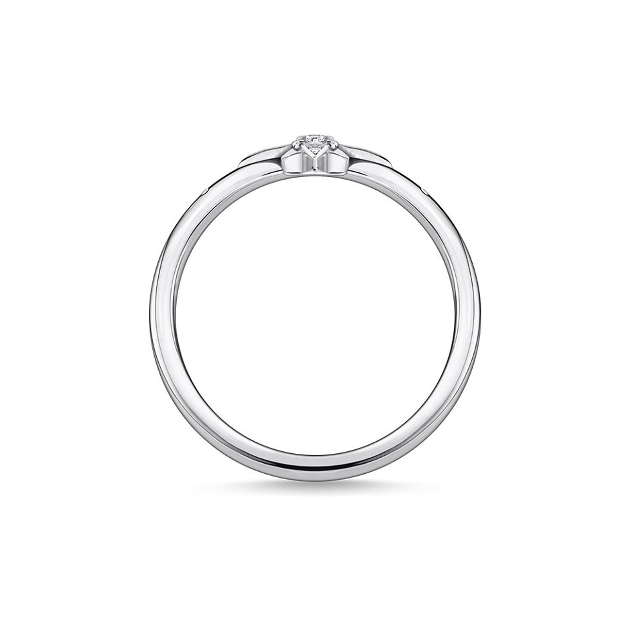 Thomas Sabo Ring aus 925er Silber mit Zirkonia.