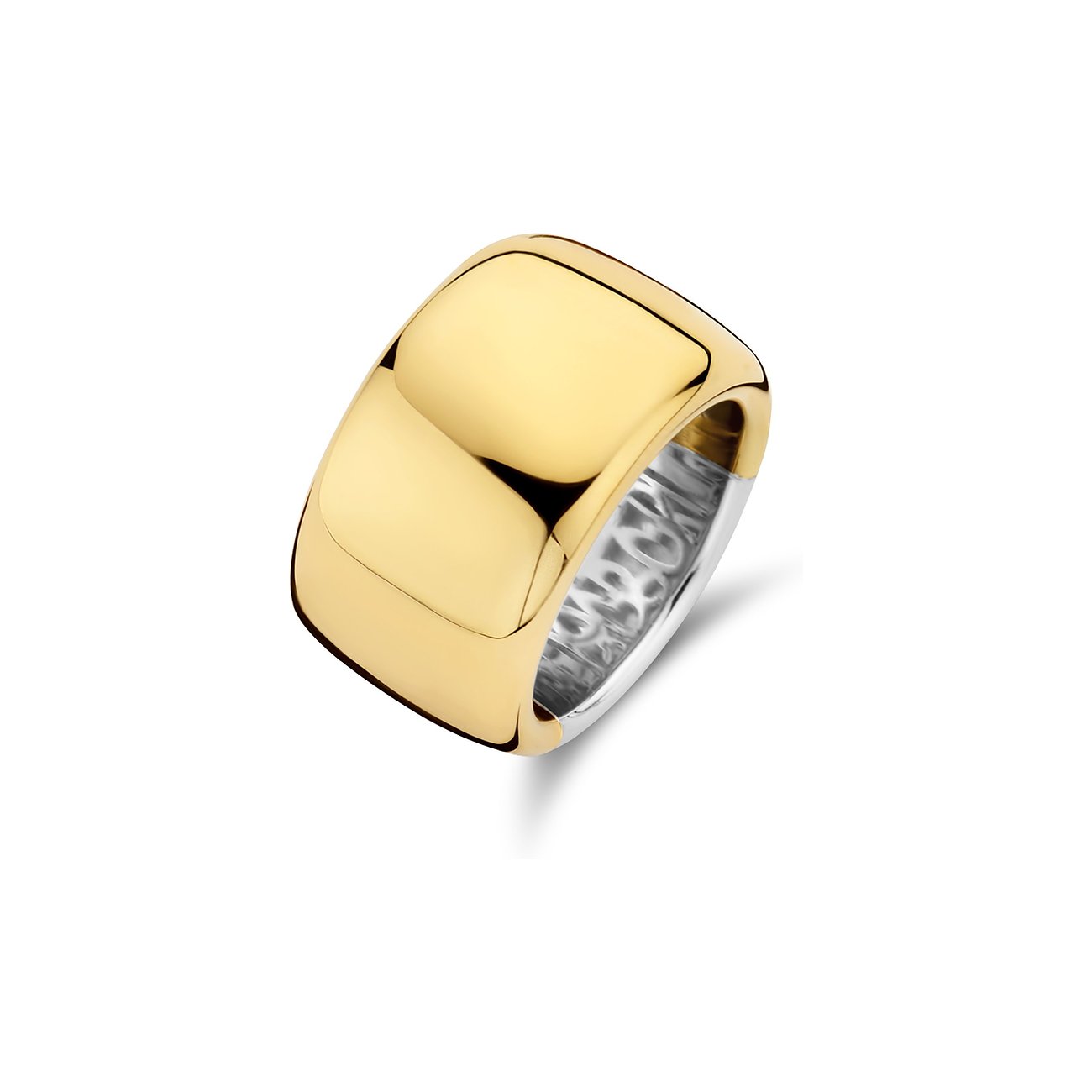 Ti Sento - Milano Ring aus 925er Silber, bicolor.
