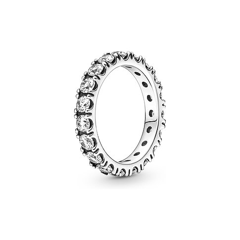 Pandora Ring aus 925er Silber mit Zirkonia.