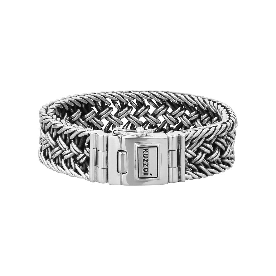 2. Chance - Kuzzoi Armband 335104, Herren, 925er Silber, silber, Größe: 23