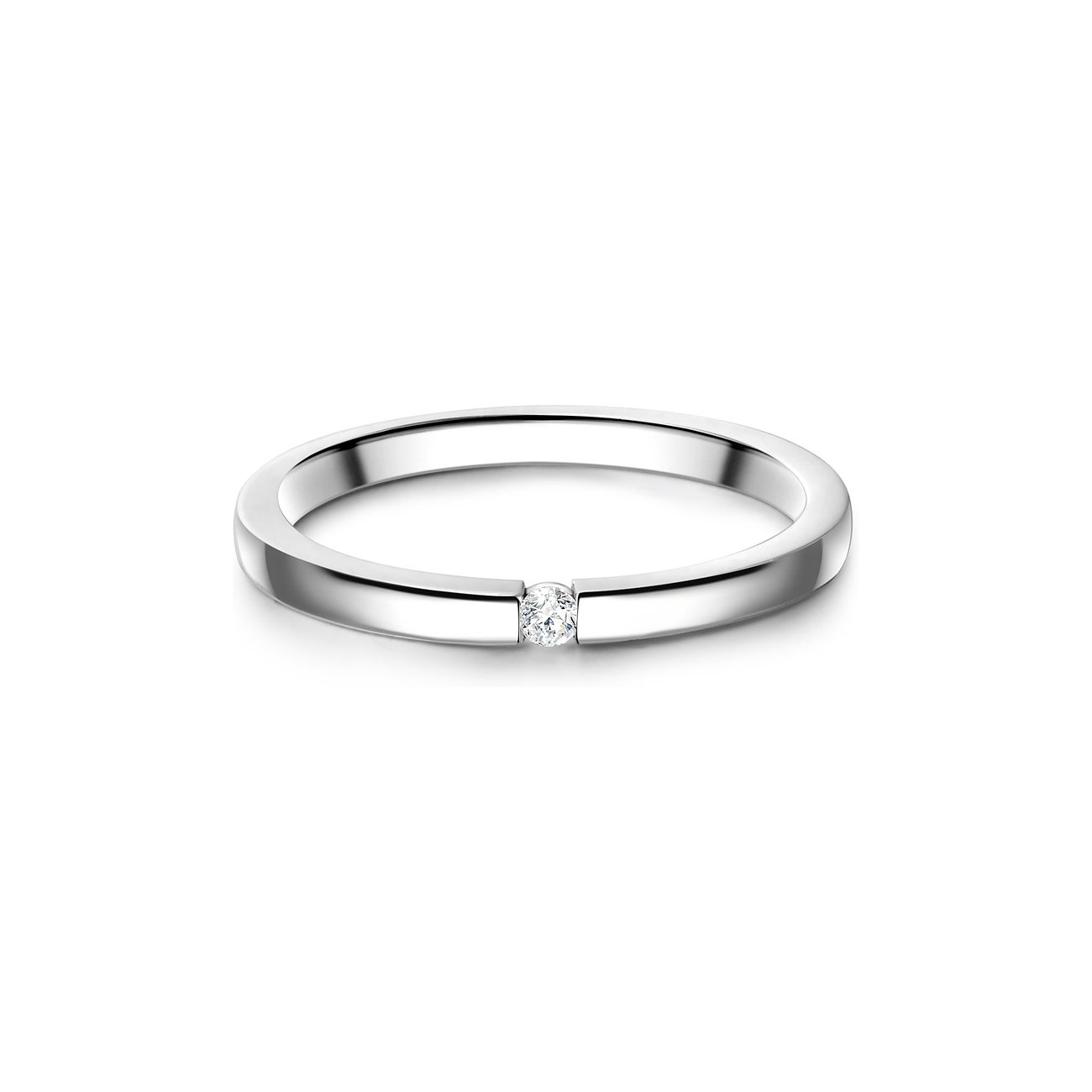Glanzstücke München Ring aus 925er Silber mit Zirkonia.