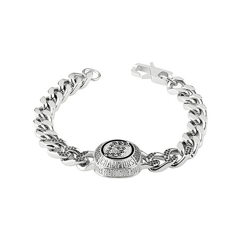 Guess Armband aus Edelstahl mit schwarzen Zirkonia.