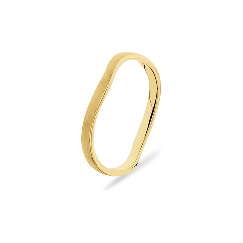 CHRIST Ring aus 925er Silber, mattiert und poliert.