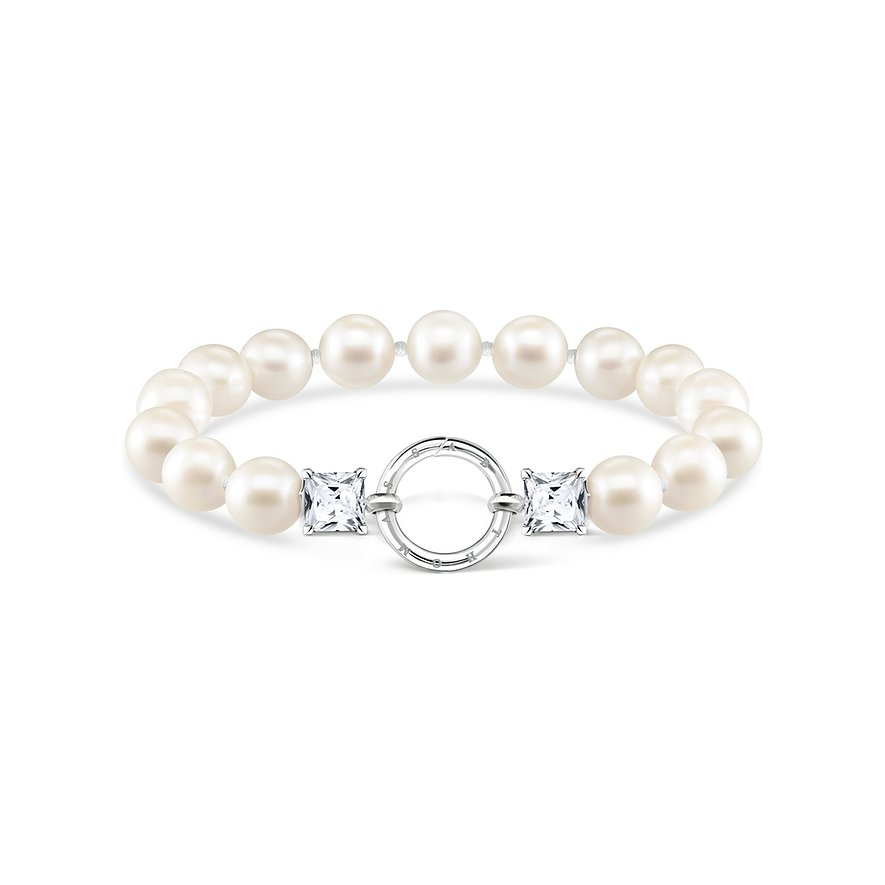2. Chance - Thomas Sabo Armband A2072-167-14-L19, Zirkonia, Damen, 925er Silber, weiß, Größe: 19