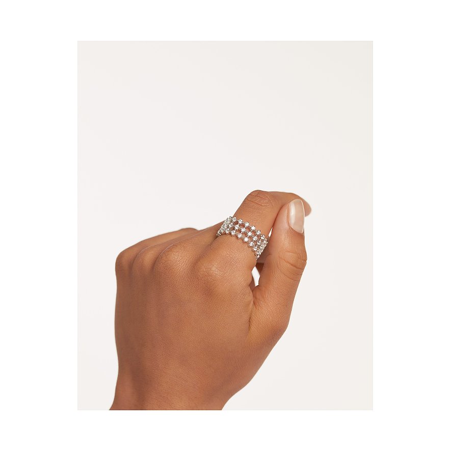 PdPaola Ring aus 925er Silber mit Zirkonia.