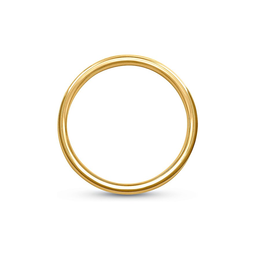 CHRIST Ring aus 375 Gelbgold, poliert.