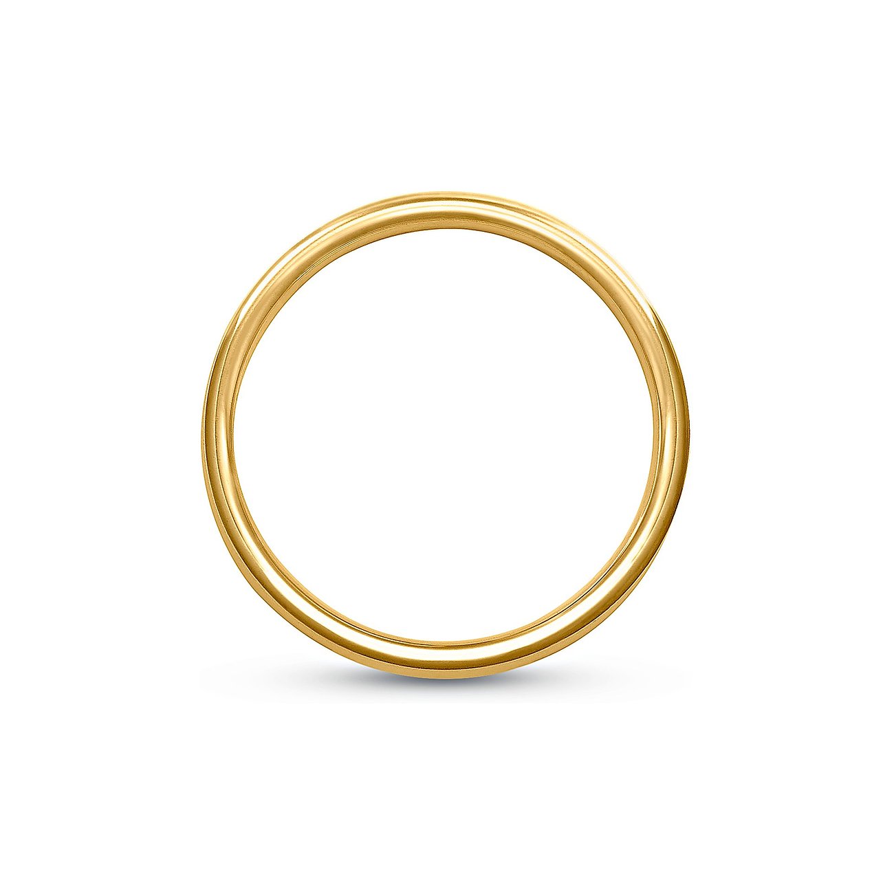 CHRIST Ring aus 375 Gelbgold, poliert.
