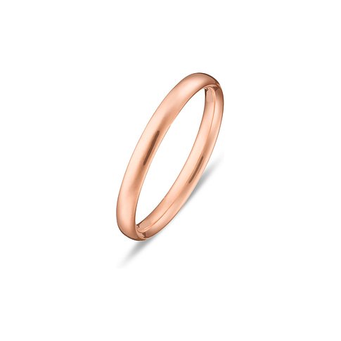 CHRIST Ring aus 375 Rotgold, schlicht und poliert.