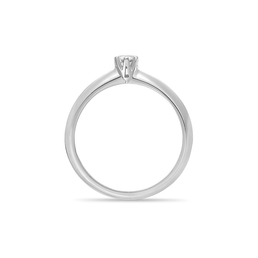 CHRIST Platin Ring mit Diamant.