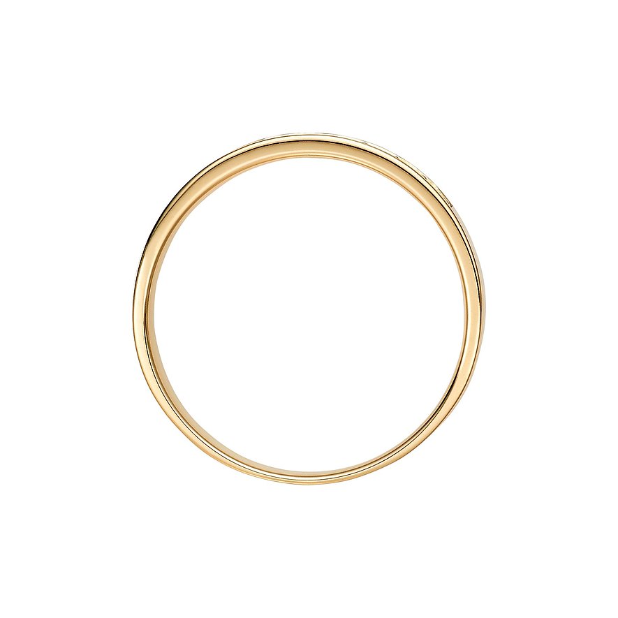 CHRIST Ring aus 585 Gelbgold mit Diamanten.