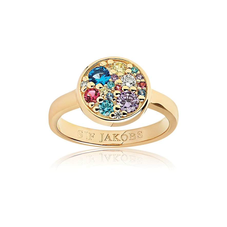 2. Chance - Sif Jakobs Jewellery Damenring SJ-R1056-XCZ(YG)/56