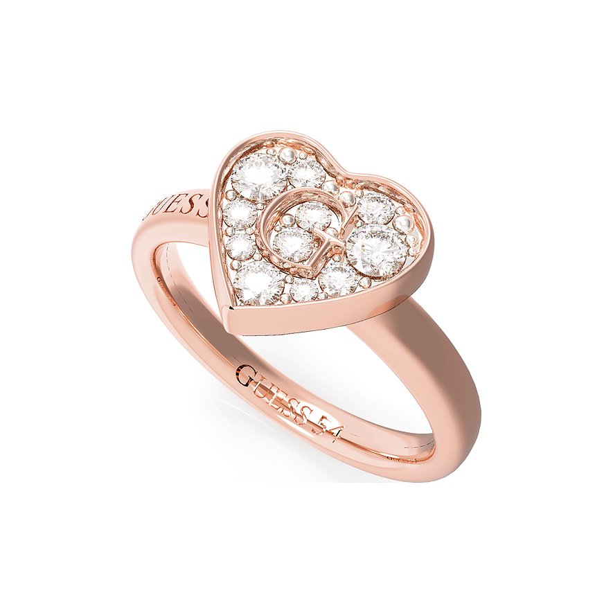 Guess Damenring Pave G Heart Crystals Ring(rg) UBR79030-54