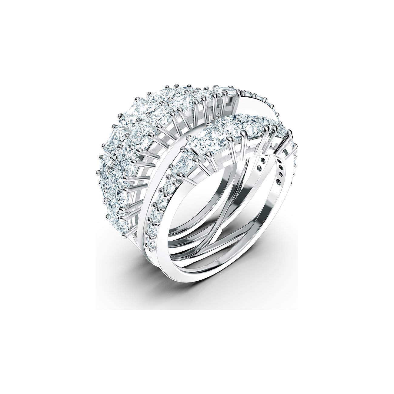 Swarovski Damenring Hyperbola Spin