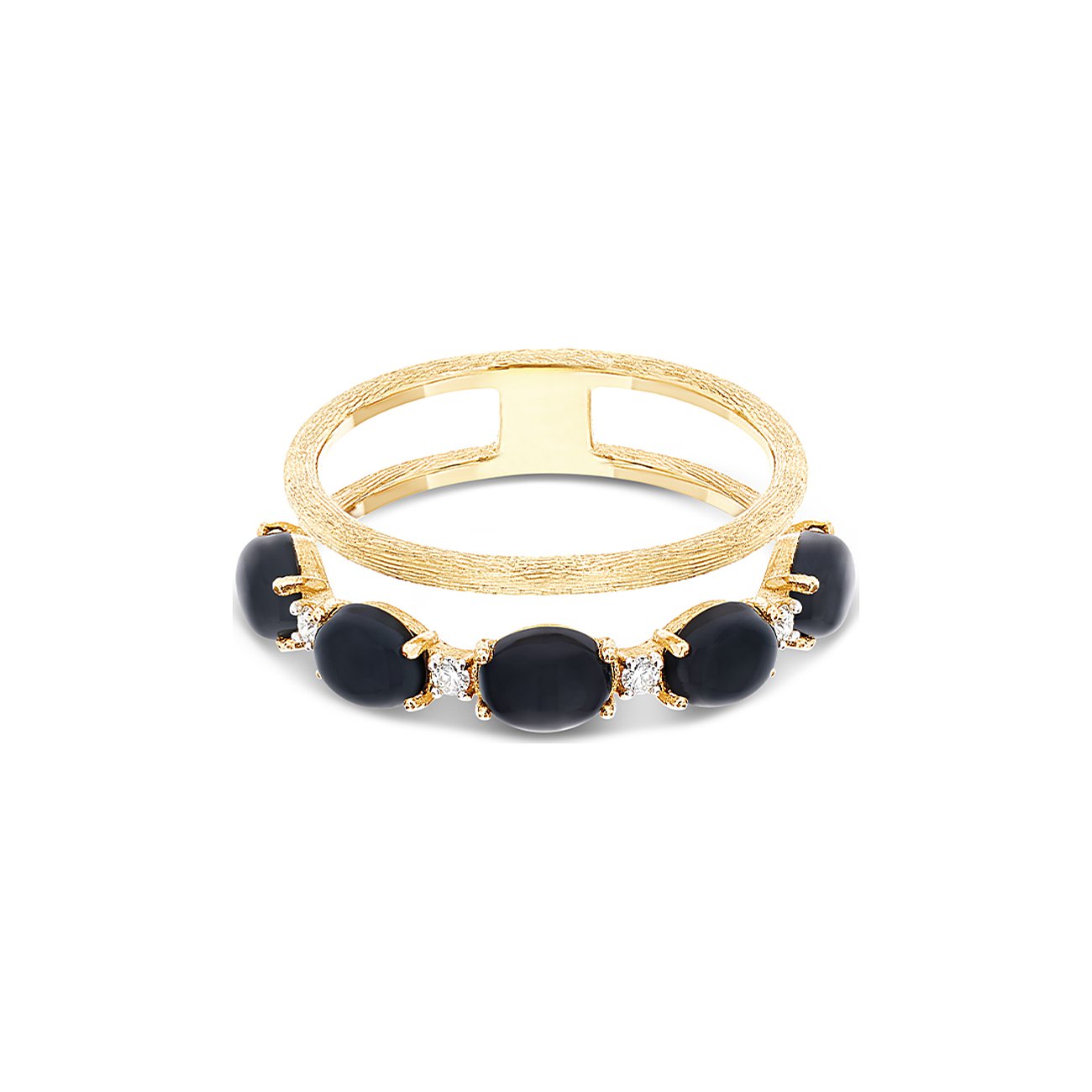 Nanis Damenring Black Mystery