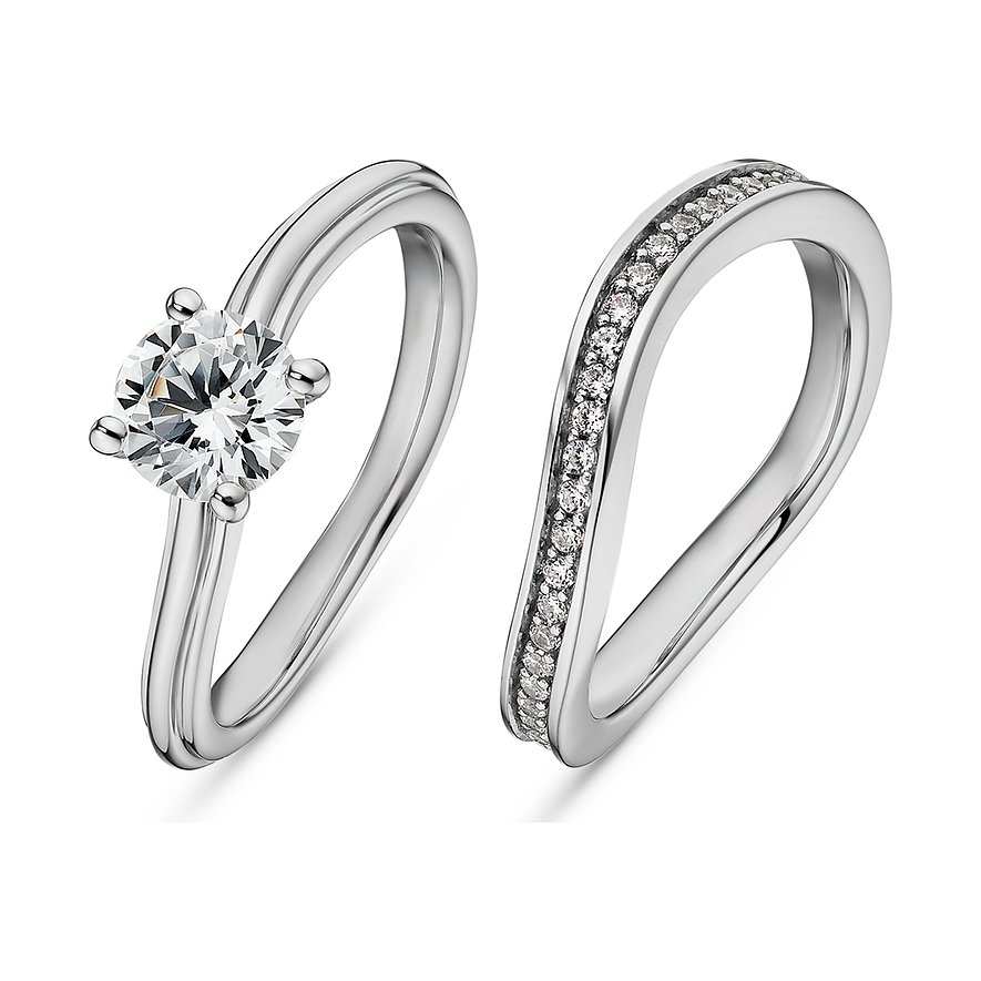 

JETTE Damenring 88338049 925er Silber