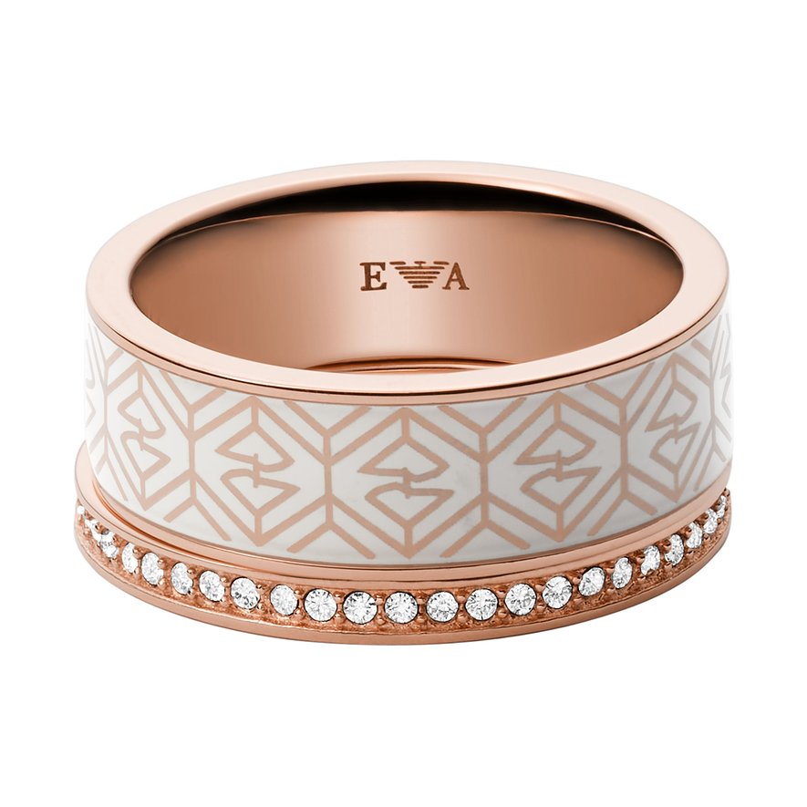 

Emporio Armani Damenring EGS2830221 Edelstahl, Kunstharz