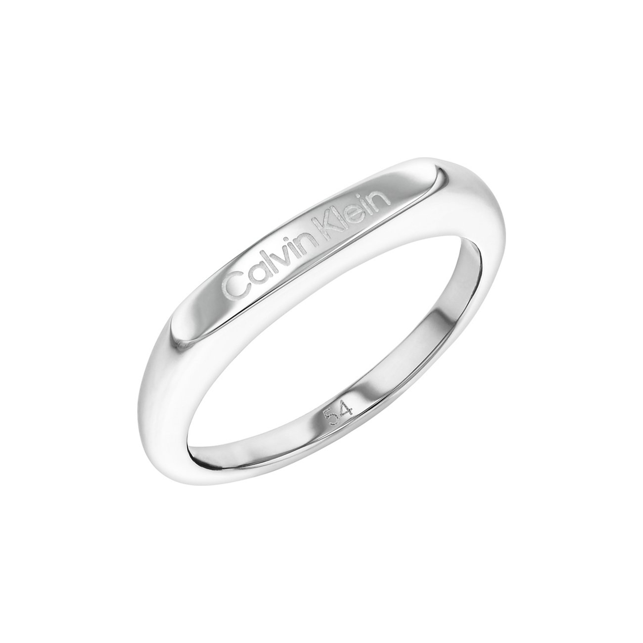 Calvin Klein Edelstahlring Sculptural