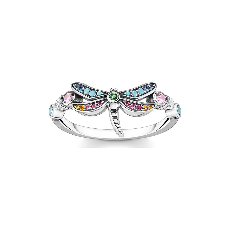 

Thomas Sabo Damesring Sterling Silver TR2383-314-7-52 Zilver 925, Email