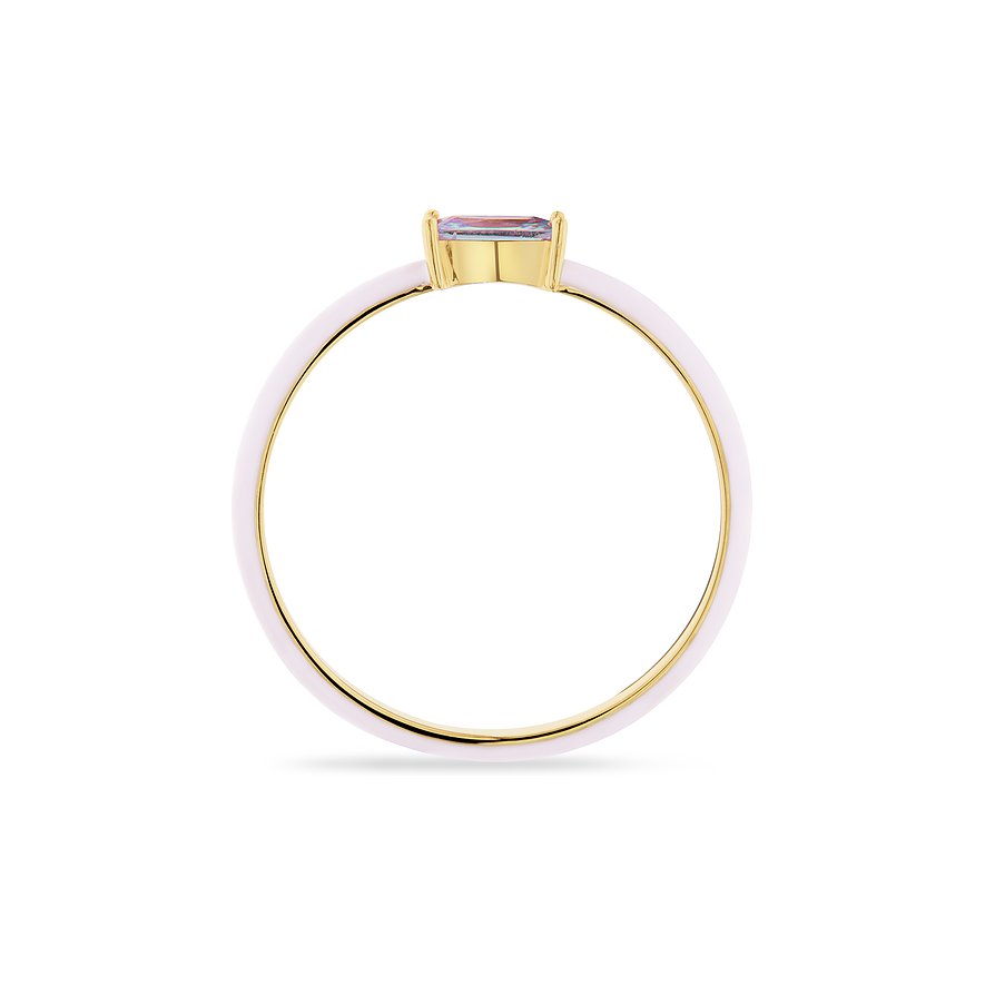 Artikel klicken und genauer betrachten! - QOOQI Ring 88588886 - Ring von QOOQI in der Farbe lavendel. Das Material des Produktes ist Emaille, 925er Silber. Größe: 54 | im Online Shop kaufen
