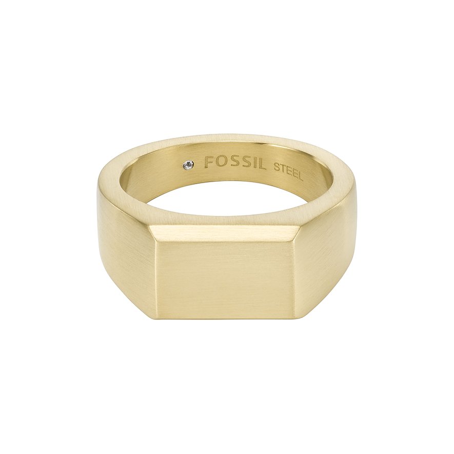 Fossil Ring edelstaal