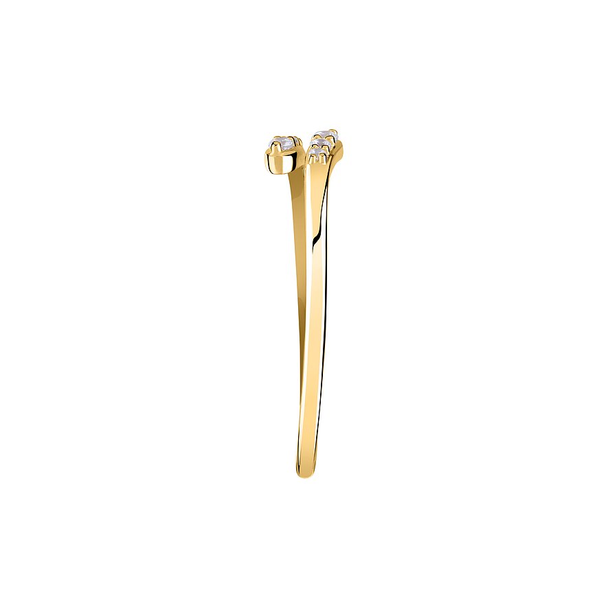 Thumbnail - Live Diamond Damenring LDY006109010 375er Gelbgold, recycelt