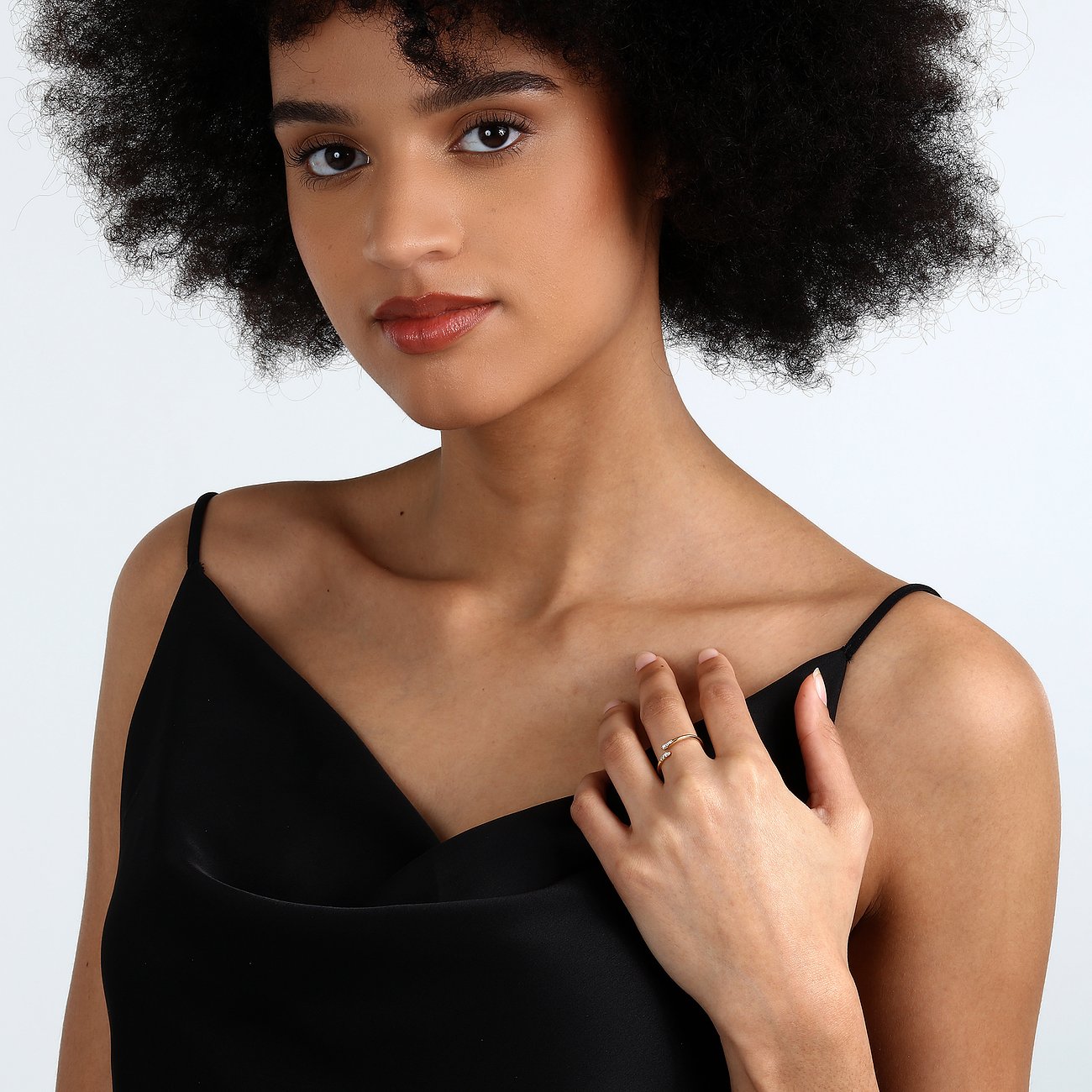 Live Diamond Ring aus 375 Gelbgold mit Diamanten.