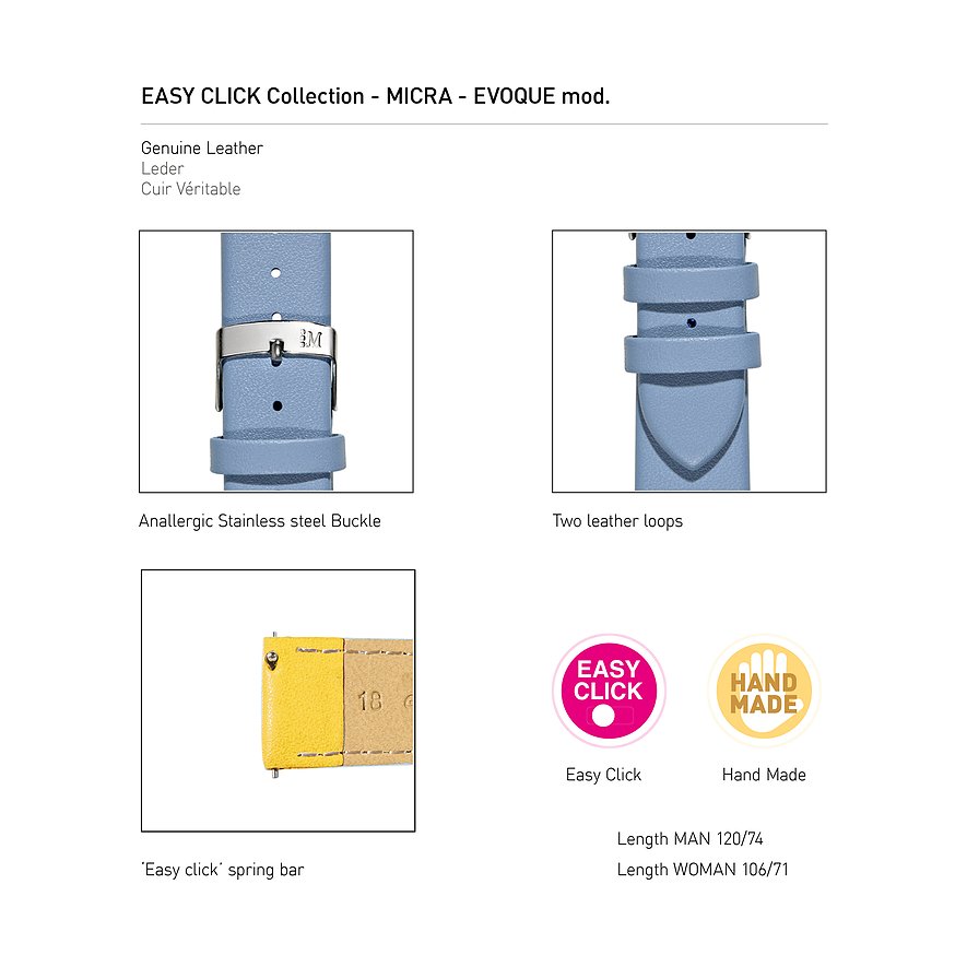 Morellato Lederband Essentials Micra Evoque (EC) A01X5200875066CR14