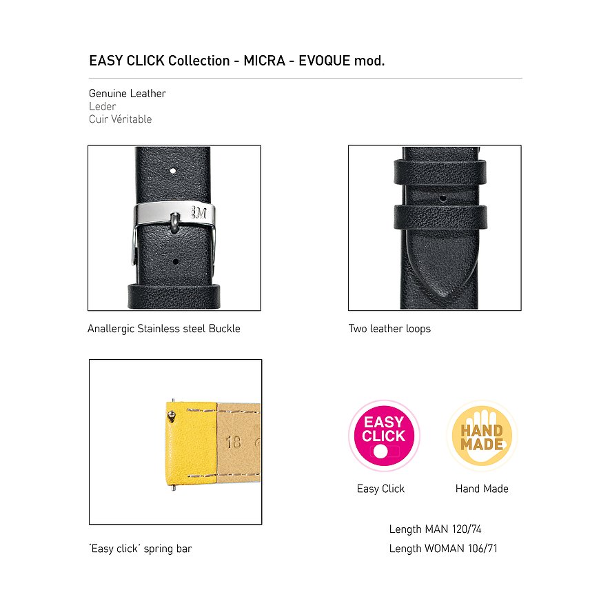 Morellato Lederband Essentials Micra Evoque (EC) A01X5200875019CR10