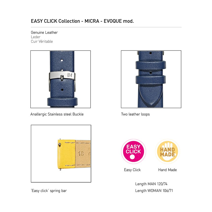 Morellato Lederband Essentials Micra Evoque (EC) A01X5200875062CR18