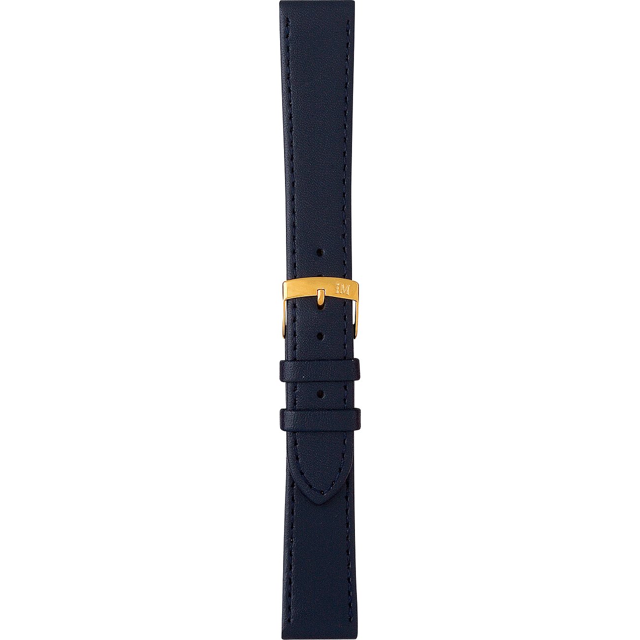 Morellato Lederarmband mit Dornschließe aus Edelstahl, blau.