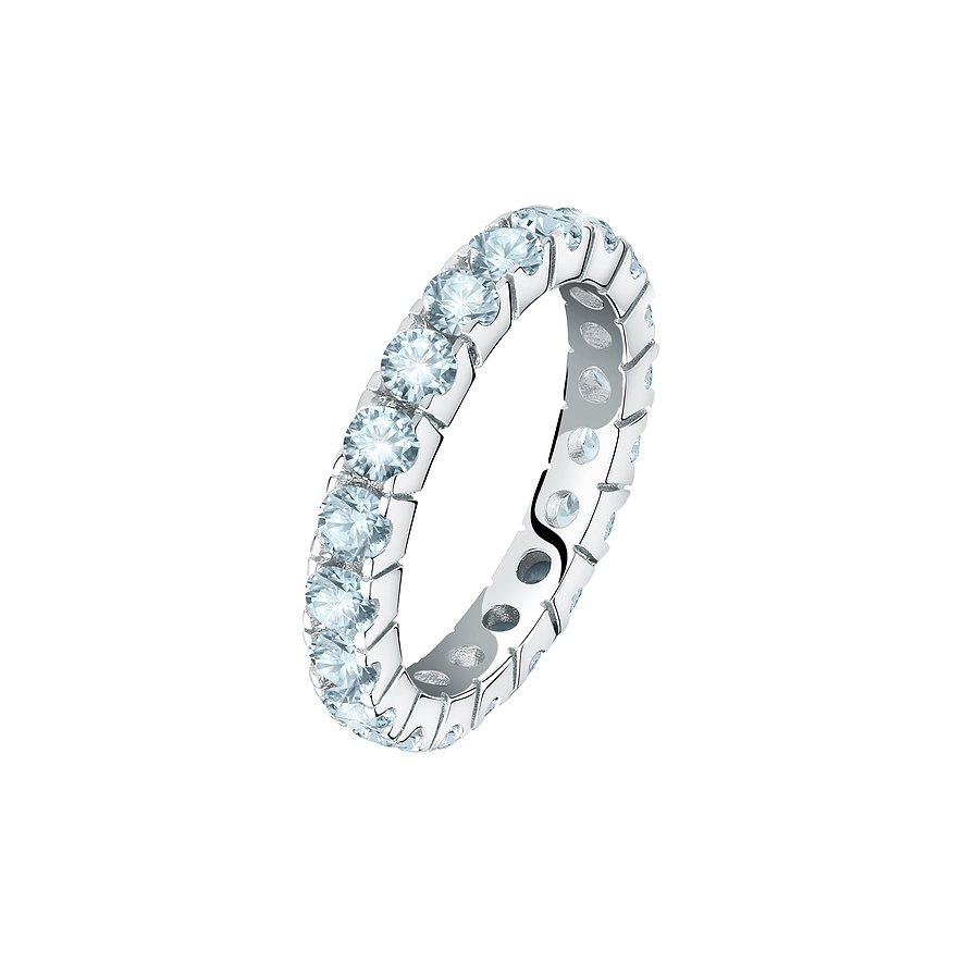 CHRIST Ring, Zirkonia, Damen, 925er Silber, recycelt, silber, Größe: 50