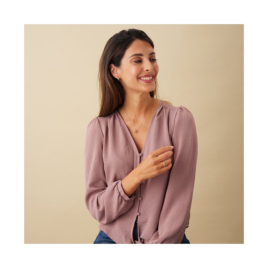 CHRIST Ring aus 585 Gelbgold mit zwei schmalen Ringen.