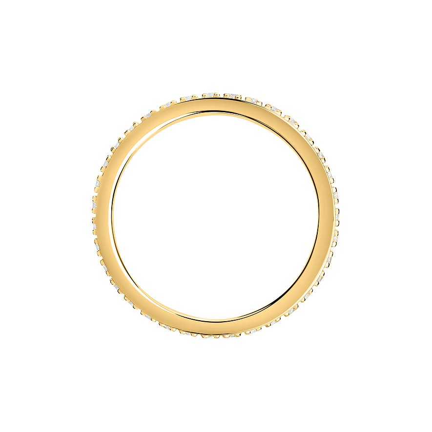 CHRIST Ring aus 585 Gelbgold mit Diamanten.