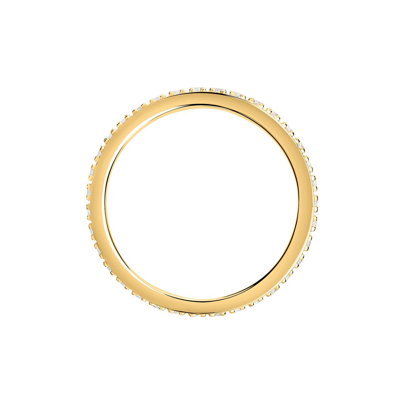 CHRIST Ring aus 585 Gelbgold mit Diamanten.