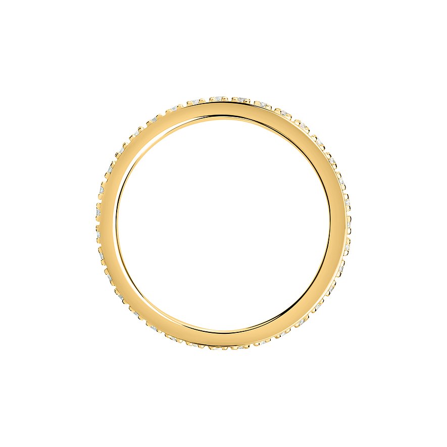 CHRIST Ring aus 585 Gelbgold mit Diamanten.