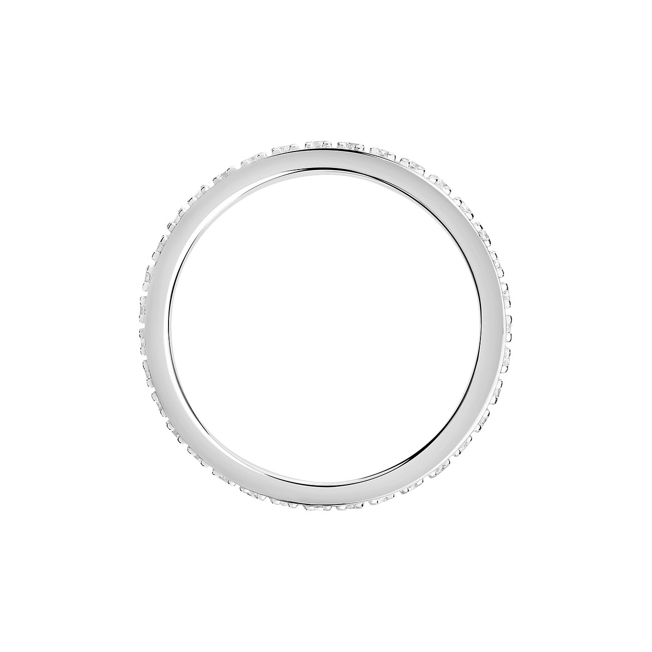 CHRIST Ring aus 585 Weißgold mit Diamanten.