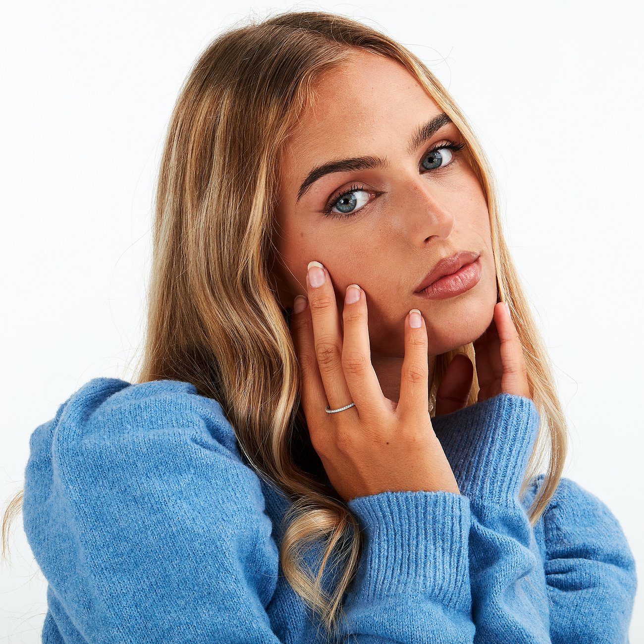 CHRIST Ring aus 585 Weißgold mit Diamanten.