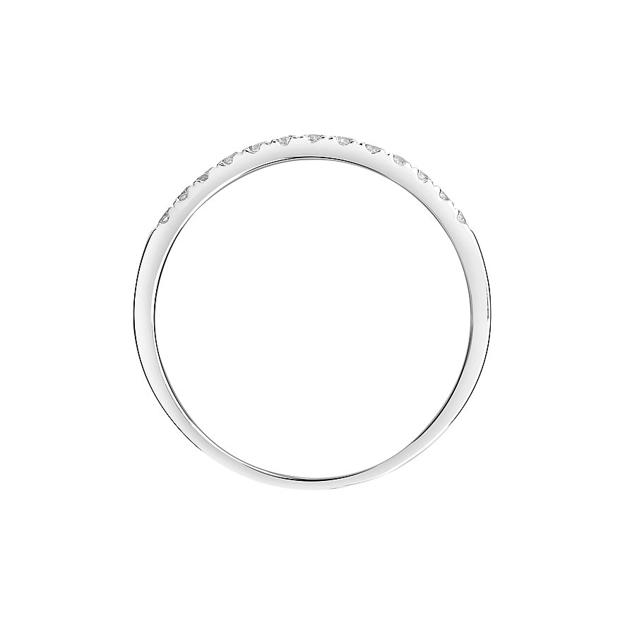 CHRIST Ring aus 585 Weißgold mit Diamanten.
