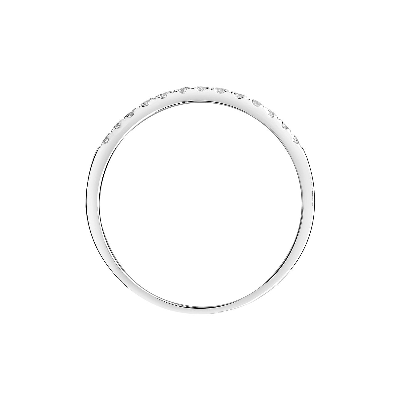 CHRIST Ring aus 585 Weißgold mit Diamanten.