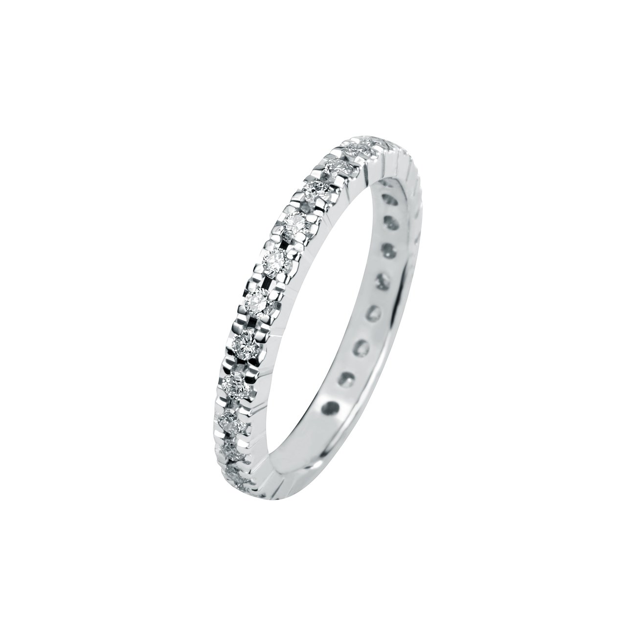 CHRIST Ring aus 585 Gelbgold mit Diamanten.