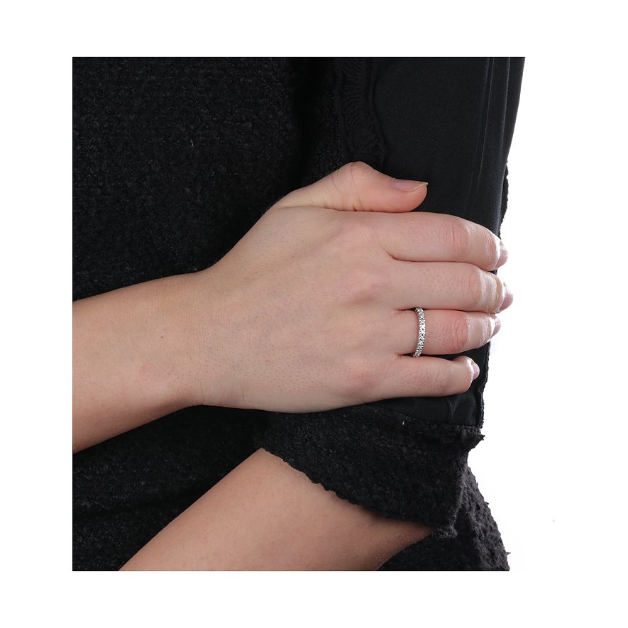 CHRIST Ring aus 585 Gelbgold mit Diamanten.